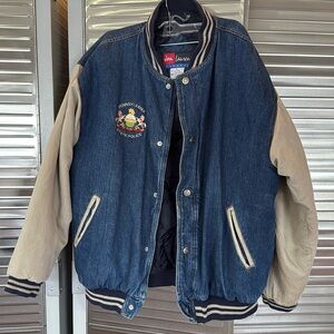 Pennsylvania State police vintage jean jacket. Size large.